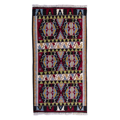Vintage Turkish Rug, 3.8 x 5.4 ft, 114 x 164 cm