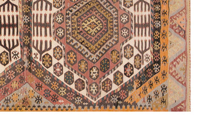 Vintage Turkish Rug, 3.8 x 6.10 ft, 114 x 210 cm
