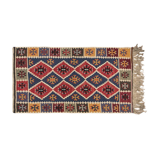 Vintage Turkish Rug, 3.8 x 6.2 ft, 113 x 190 cm