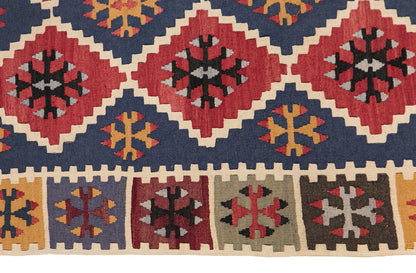 Vintage Turkish Rug, 3.8 x 6.2 ft, 113 x 190 cm