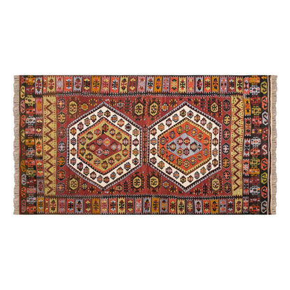 Vintage Turkish Rug, 3.8 x 6.3 ft, 113 x 194 cm