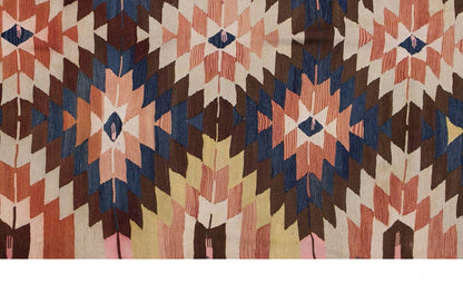 Vintage Turkish Rug, 3.8 x 6.7 ft, 114 x 203 cm