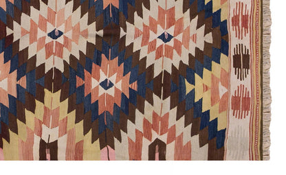 Vintage Turkish Rug, 3.8 x 6.7 ft, 114 x 203 cm