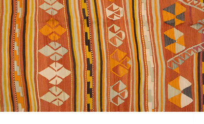 Vintage Turkish Rug, 3.8 x 6 ft Rug, 114 x 183 cm
