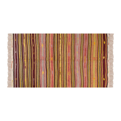 Vintage Turkish Rug, 3.8 x 7.2 ft Rug, 114 x 220 cm