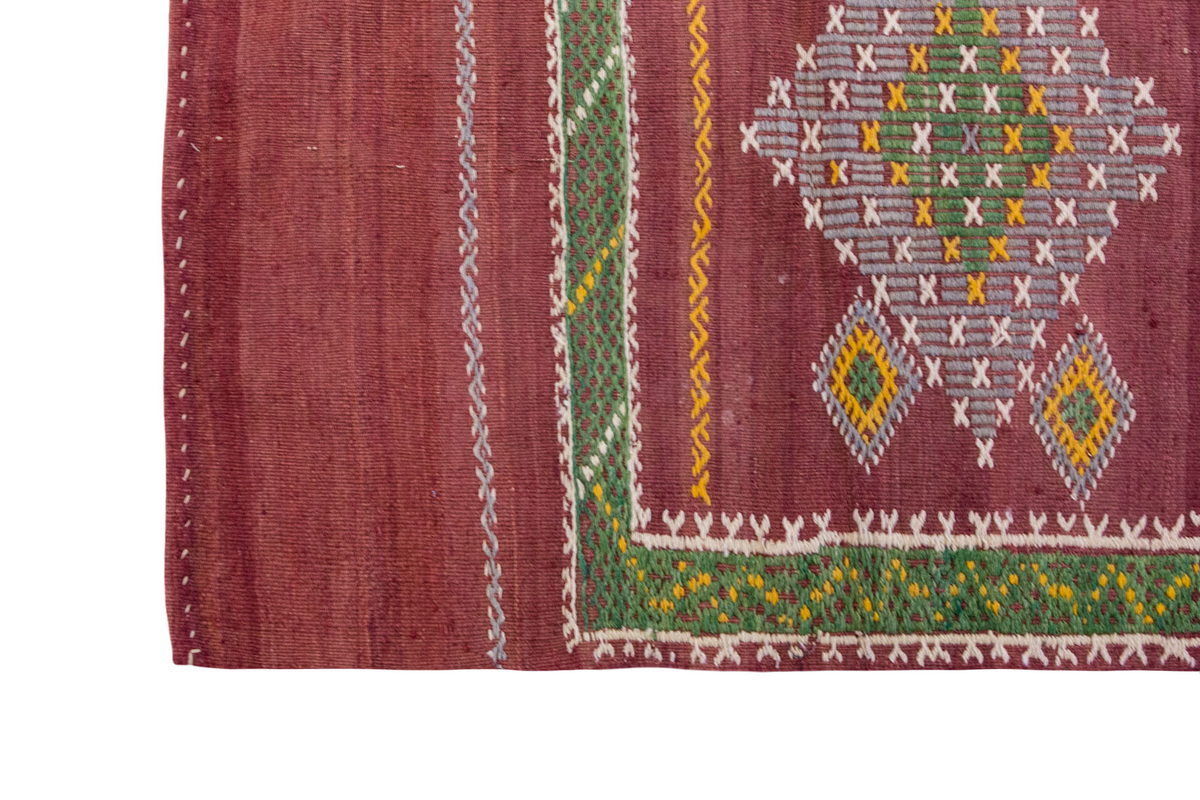 Vintage Turkish Rug, 3.9 x 3 ft, 115 x 93 cm