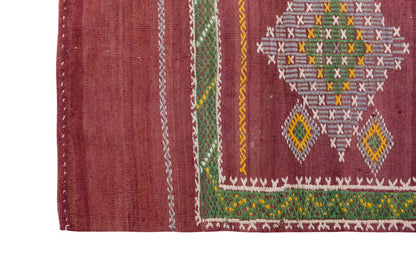 Vintage Turkish Rug, 3.9 x 3 ft, 115 x 93 cm