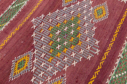 Vintage Turkish Rug, 3.9 x 3 ft, 115 x 93 cm