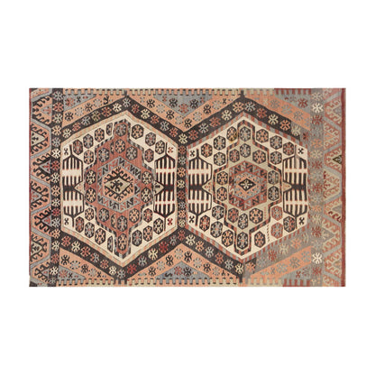 Vintage Turkish Rug, 3.9 x 5.8 ft, 115 x 173 cm
