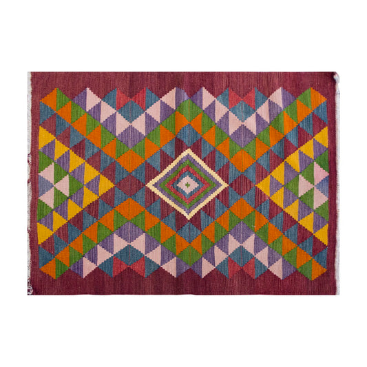 Vintage Turkish Rug, 3 x 4.1 ft Rug, 92 x 126 cm