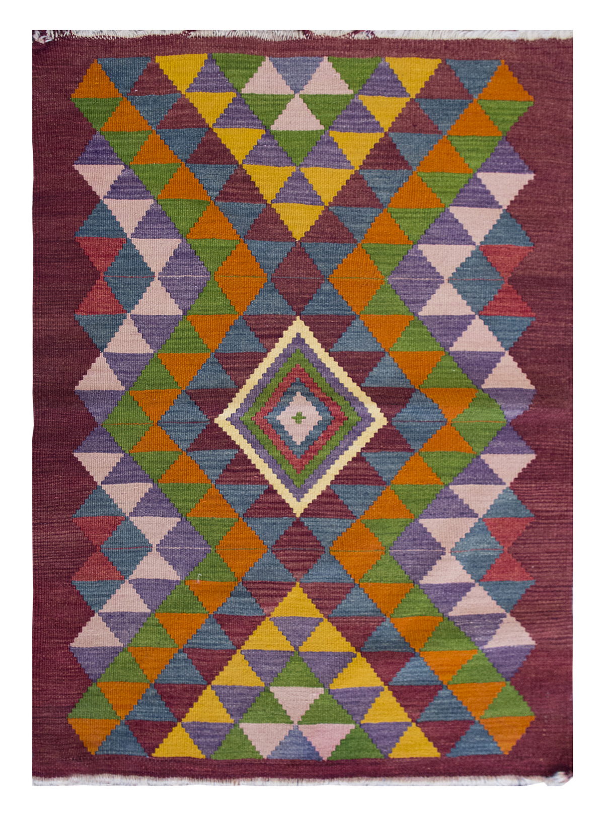 Vintage Turkish Rug, 3 x 4.1 ft Rug, 92 x 126 cm