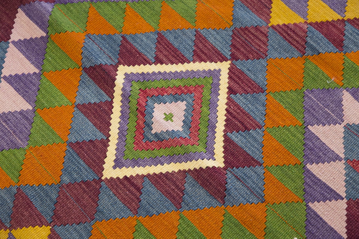 Vintage Turkish Rug, 3 x 4.1 ft Rug, 92 x 126 cm