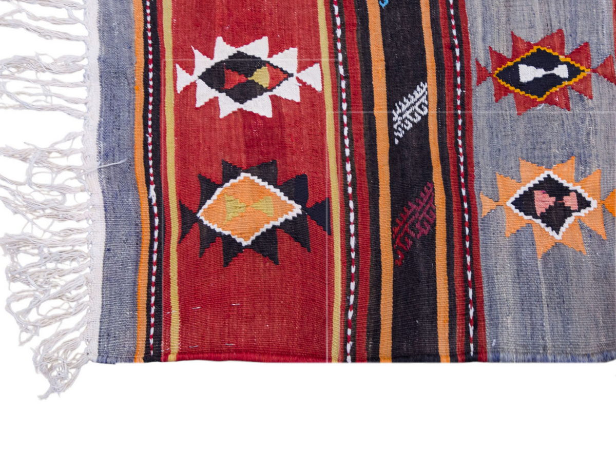 Vintage Turkish Rug, 3 x 4.11 ft Rug, 93 x 152 cm