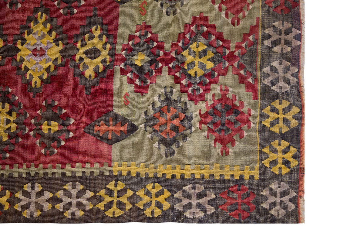 Vintage Turkish Rug, 3 x 4.4 ft Rug, 92 x 133 cm