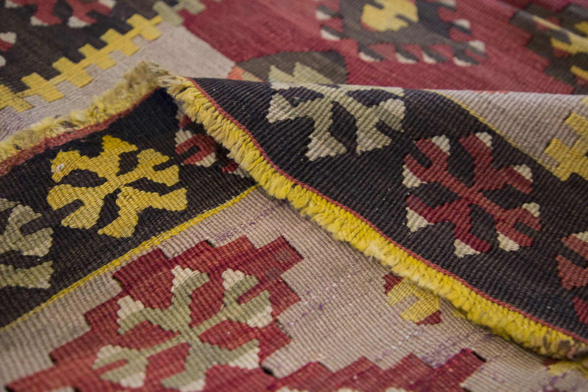 Vintage Turkish Rug, 3 x 4.4 ft Rug, 92 x 133 cm