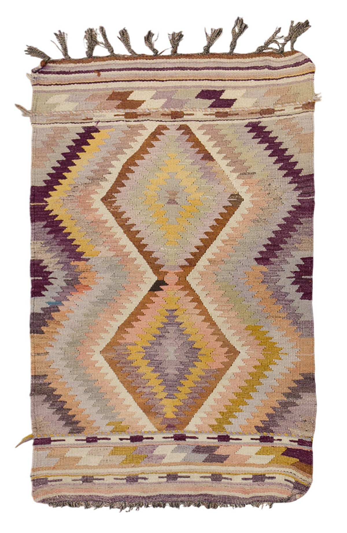 Vintage Turkish Rug, 3 x 4.5 ft, 92 x 136 cm