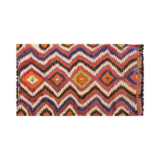 Vintage Turkish Rug, 3 x 4.7 ft Rug, 92 x 140 cm
