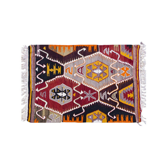 Vintage Turkish Rug, 3 x 4.9 ft Rug, 92 x 145 cm