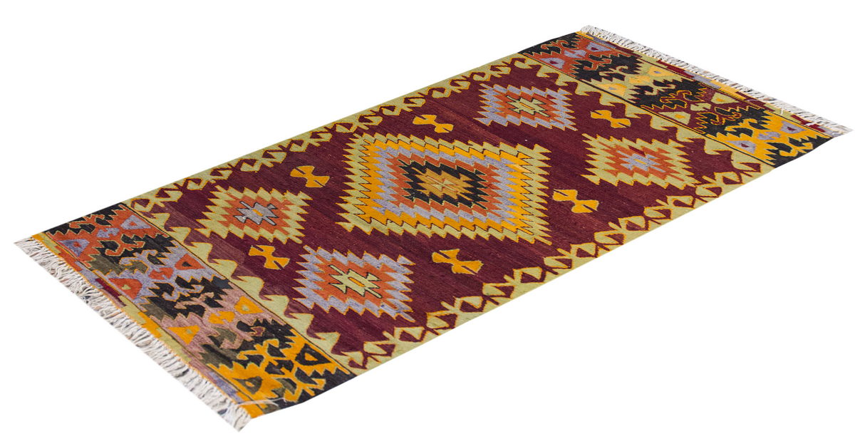 Vintage Turkish Rug, 3 x 6 ft Rug, 92 x 183 cm