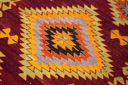 Vintage Turkish Rug, 3 x 6 ft Rug, 92 x 183 cm