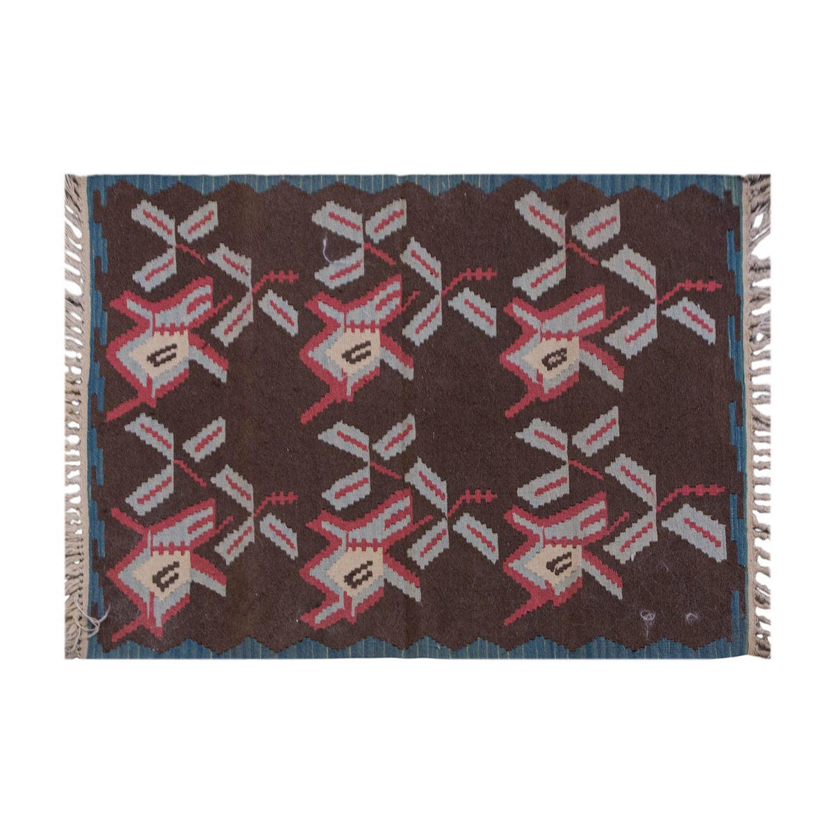 Vintage Turkish Rug, 4.1 x 2.11 ft, 125 x 91 cm