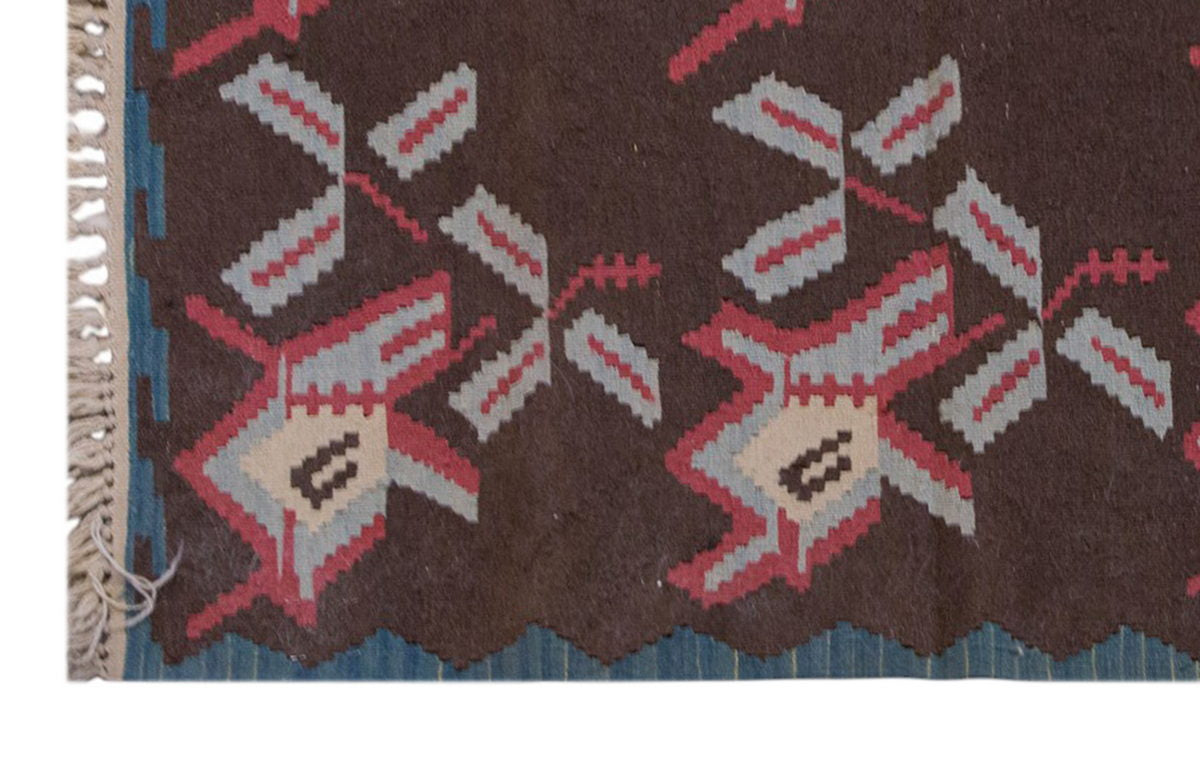 Vintage Turkish Rug, 4.1 x 2.11 ft, 125 x 91 cm