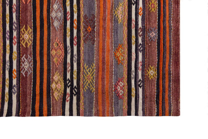 Vintage Turkish Rug, 4.1 x 3.7 ft, 126 x 111 cm