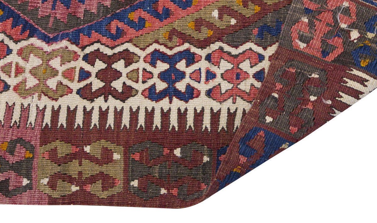 Vintage Turkish Rug, 4.1 x 3 ft, 125 x 92 cm