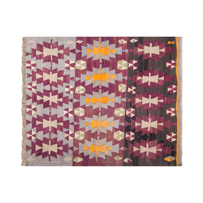 Vintage Turkish Rug, 4.1 x 4.7 ft Rug, 125 x 140 cm