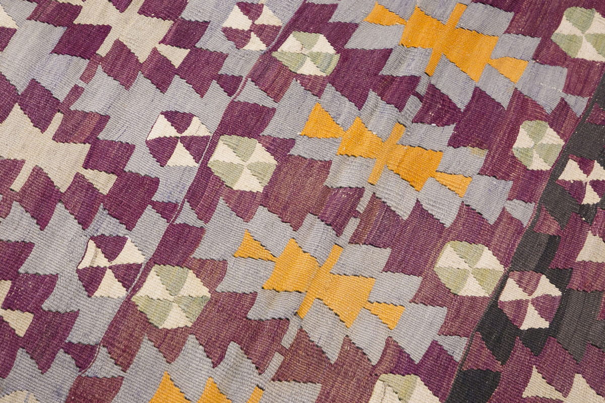 Vintage Turkish Rug, 4.1 x 4.7 ft Rug, 125 x 140 cm