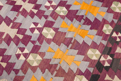 Vintage Turkish Rug, 4.1 x 4.7 ft Rug, 125 x 140 cm