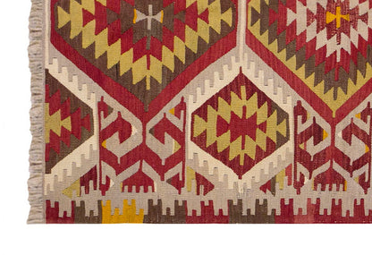 Vintage Turkish Rug, 4.1 x 6.2 ft Rug, 125 x 190 cm