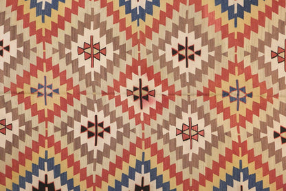 Vintage Turkish Rug, 4.1 x 6.3 ft Rug, 125 x 193 cm