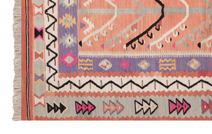 Vintage Turkish Rug, 4.1 x 6.6 ft, 125 x 200 cm