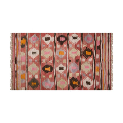 Vintage Turkish Rug, 4.1 x 6.7 ft Rug, 125 x 202 cm