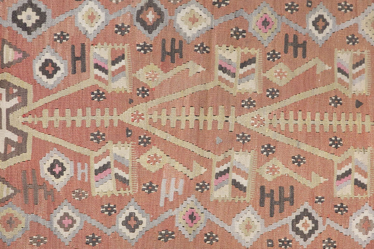 Vintage Turkish Rug, 4.10 x 2.10 ft Rug, 149 x 88 cm