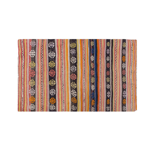 Vintage Turkish Rug, 4.10 x 2.8 ft, 148 x 83 cm