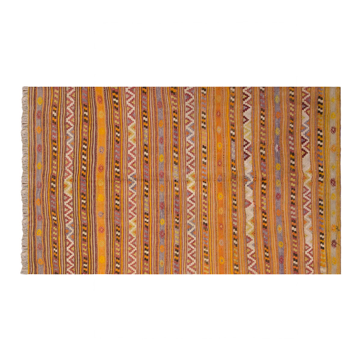 Vintage Turkish Rug, 4.10 x 8.2 ft, 149 x 250 cm