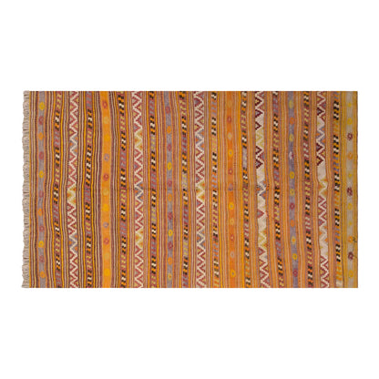Vintage Turkish Rug, 4.10 x 8.2 ft, 149 x 250 cm