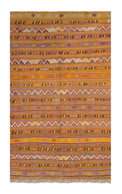 Vintage Turkish Rug, 4.10 x 8.2 ft, 149 x 250 cm