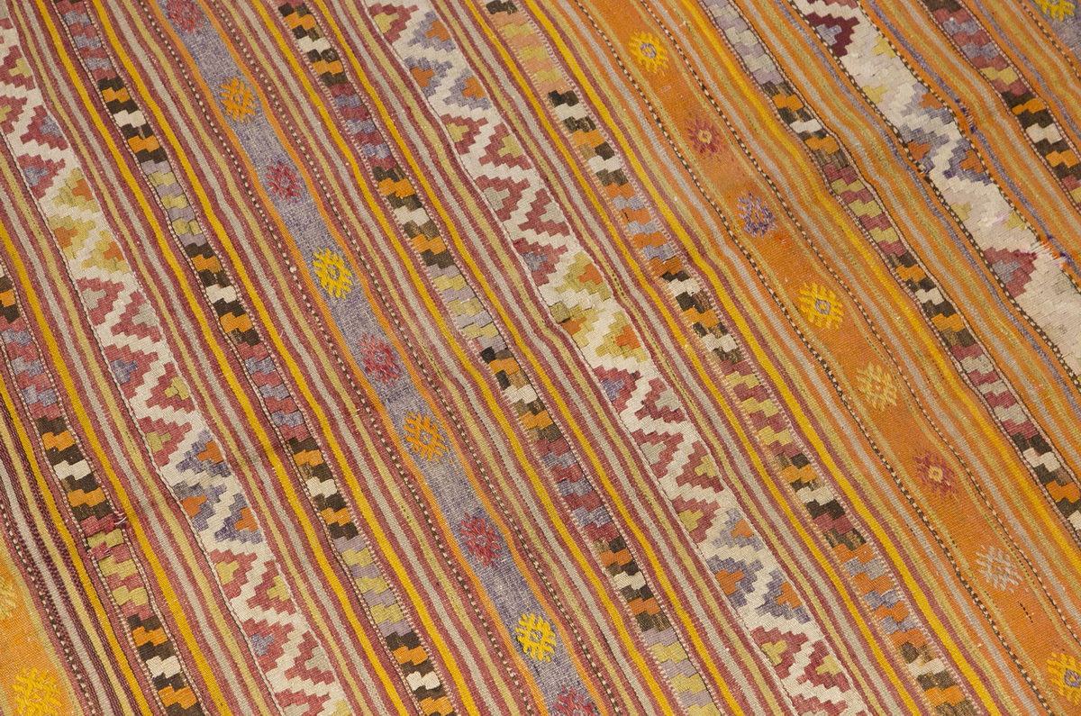 Vintage Turkish Rug, 4.10 x 8.2 ft, 149 x 250 cm