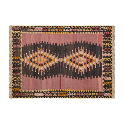Vintage Turkish Rug, 4.11 x 6.5 ft Rug, 151 x 197 cm