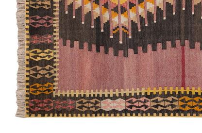 Vintage Turkish Rug, 4.11 x 6.5 ft Rug, 151 x 197 cm