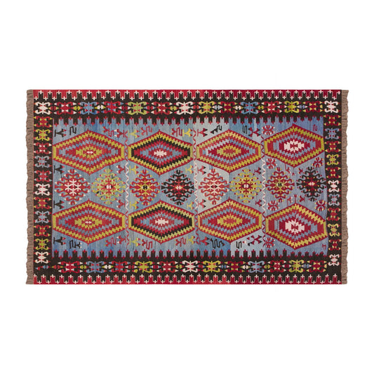 Vintage Turkish Rug, 4.11 x 7.6 ft, 150 x 231 cm
