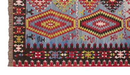 Vintage Turkish Rug, 4.11 x 7.6 ft, 150 x 231 cm