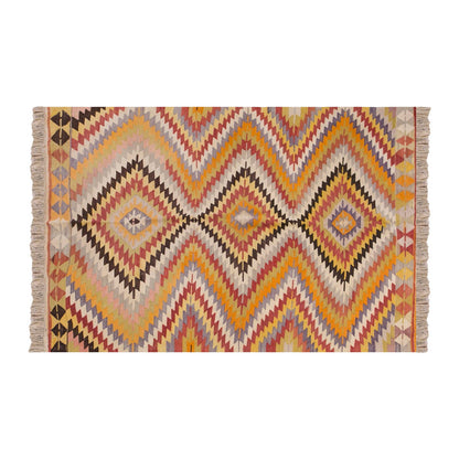 Vintage Turkish Rug, 4.11 x 7.6 ft, 152 x 230 cm