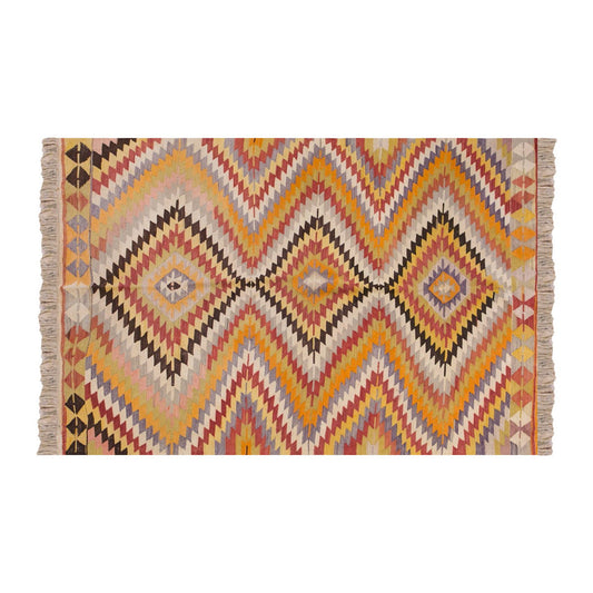 Vintage Turkish Rug, 4.11 x 7.6 ft, 152 x 230 cm