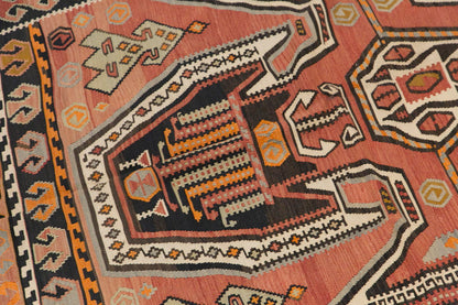 Vintage Turkish Rug, 4.11 x 8.6 ft, 150 x 260 cm