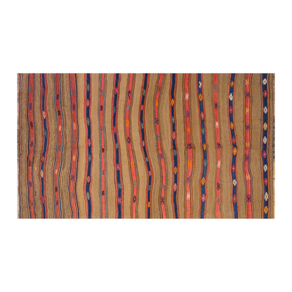 Vintage Turkish Rug, 4.2 x 7.10 ft Rug, 127 x 239 cm