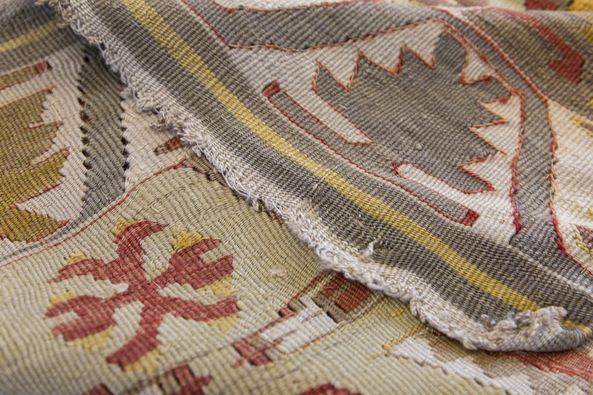 Vintage Turkish Rug, 4.3 x 3.1 ft Rug, 130 x 95 cm